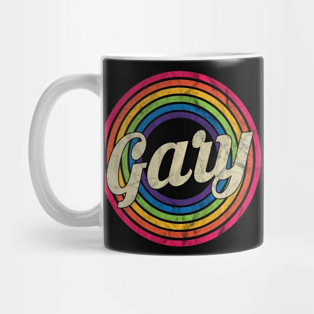 Gary - Retro Rainbow Faded-Style by MaydenArt